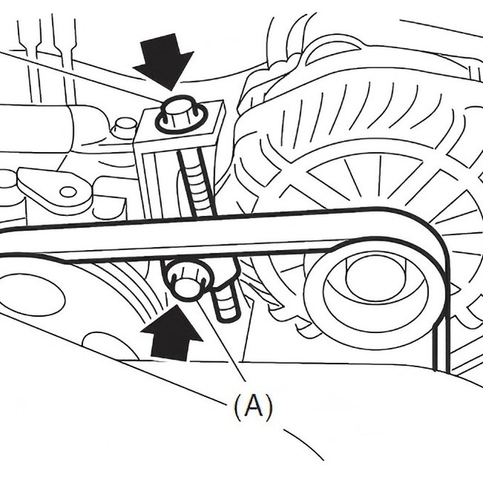 Alternator Adjusting Bolt Assembly Alternator Adjusting Bolt Assembly